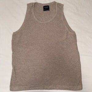 Abercrombie Knit Tan Sleeveless Tank